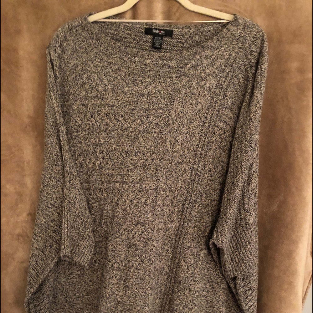 Style & Co Poncho Style Sweater